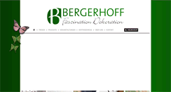 Desktop Screenshot of bergerhoff-floristik.de
