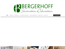 Tablet Screenshot of bergerhoff-floristik.de